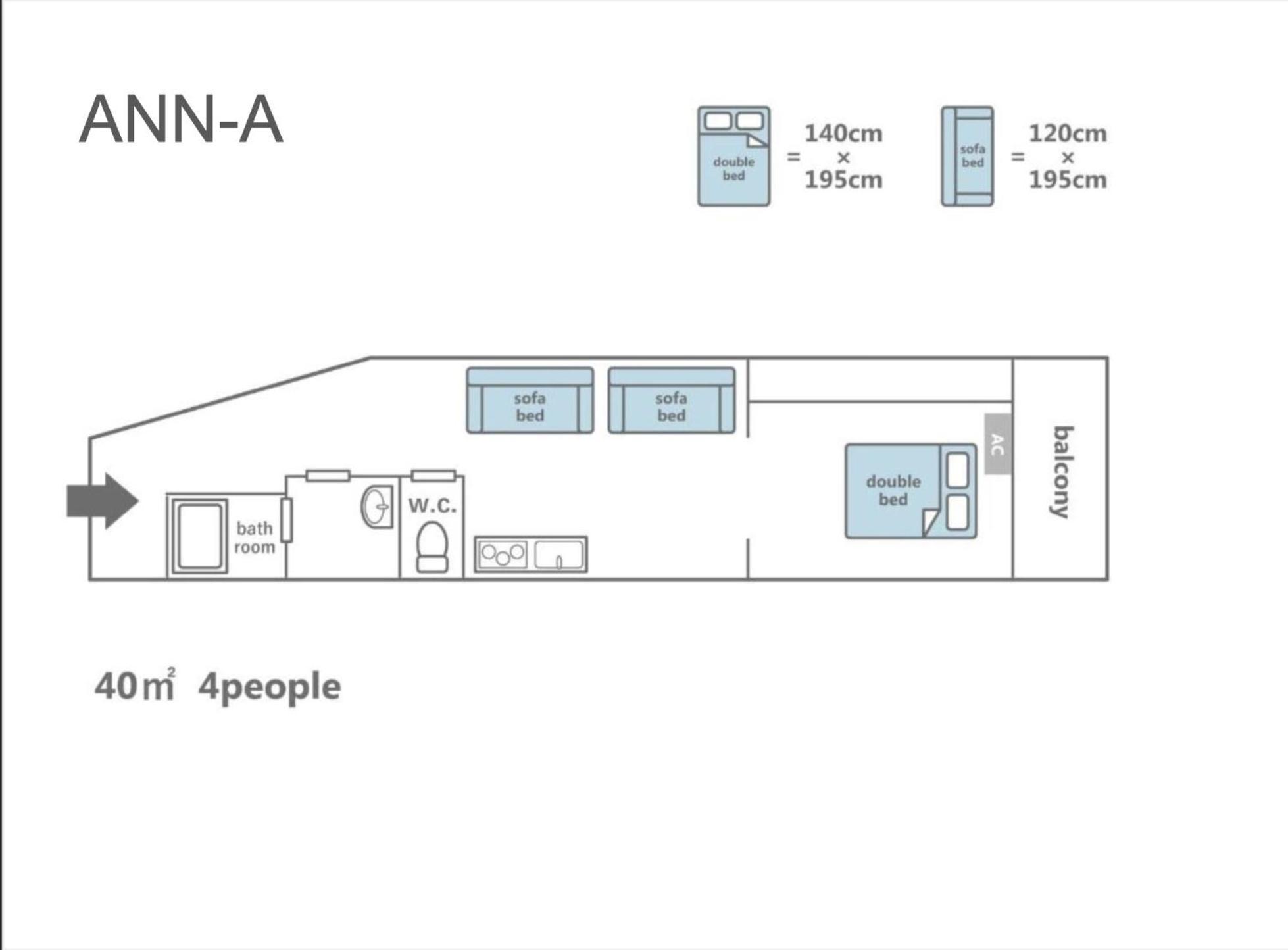 Anaha Naniwa Nibankan อพาร์ทเม้น โอซาก้า